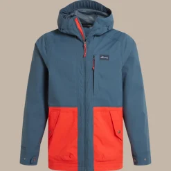 Men's Pandion Waterproof Jacket | Blue Stone / Pimento Red