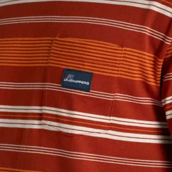 Men's Pointer Short Sleeved T-Shirt | Red Beach Stripe