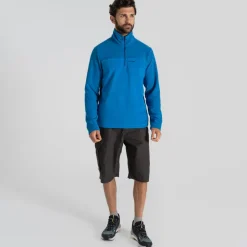 Men's Reon Half Zip Fleece | Howlite Blue
