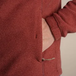 Men's Souther Full Zip Fleece | Red Jasper