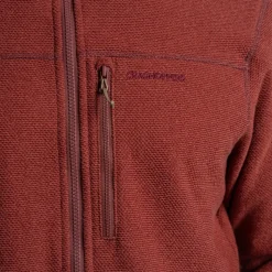 Men's Souther Full Zip Fleece | Red Jasper