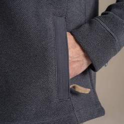 Men's Steeple Half Zip Fleece | Dark Iron