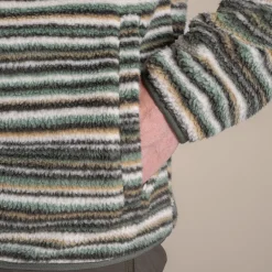 Men's Tatton II Half Zip Fleece | Woodland Green Print