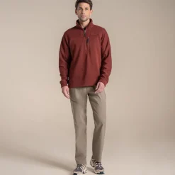 Men's Torney III Half Zip Fleece | Red Jasper
