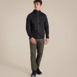 Men's Travos Full Zip Fleece | Black Pepper Marl