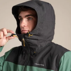 Men's Vanth Waterproof Jacket | Magrove Green / Black Pepper