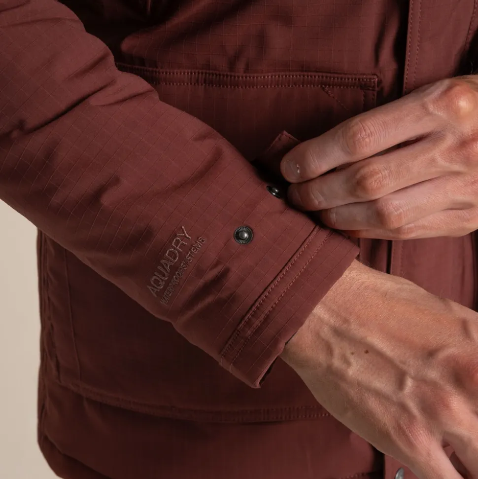 Mens's Budi Waterproof Jacket | Axinite Red