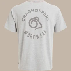 Wakefield Pocket Workwear T-Shirt | Soft Grey Marl