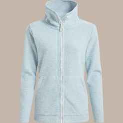 Women's Aio Full Zip Fleece | Sky Blue