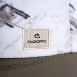 Women's Annjela Half Zip Fleece | Optic White Print