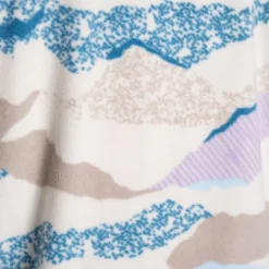 Women's Annjela Half Zip Fleece | Ecru Print