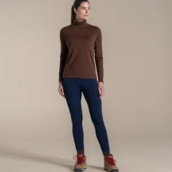 Women's Charadrion Merino Long Sleeved Top | Dark Truffle
