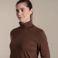 Women's Charadrion Merino Long Sleeved Top | Dark Truffle