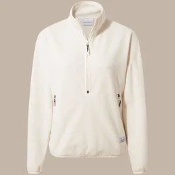 Women's CO2 Renu Half Zip Fleece | Ecru