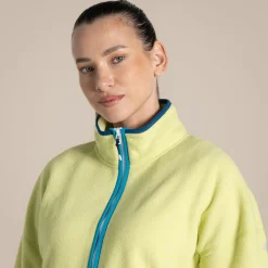 Women's CO2 Renu Half Zip Fleece | Key Lime