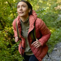 Women's Compresslite IX Hooded Insulating Jacket | Red Sandstone