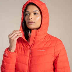Women's Compresslite IX Hooded Insulating Jacket | Dawn Red