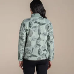 Women's Dante Full Zip Fleece | Sage Print