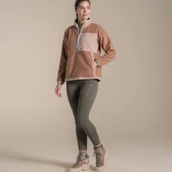 Women's Grange Half Zip Fleece | Umber