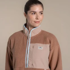 Women's Grange Half Zip Fleece | Umber