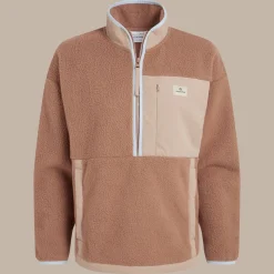 Women's Grange Half Zip Fleece | Umber