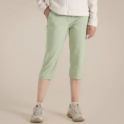 Women's Kiwi Pro II Crop Trousers | Bud Green