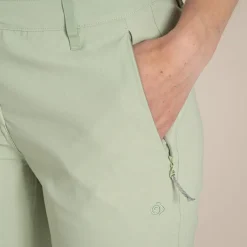Women's Kiwi Pro II Crop Trousers | Bud Green