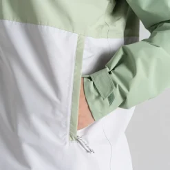 Women's Kora Waterproof Jacket | Deep Bud Green / Bud Green / Lunar Grey