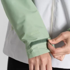 Women's Kora Waterproof Jacket | Deep Bud Green / Bud Green / Lunar Grey