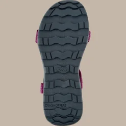 Women's Lady Locke Sandals | Charcoal / Raspberry