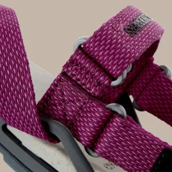 Women's Lady Locke Sandals | Charcoal / Raspberry