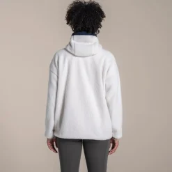 Women's Longlands Reversible Hooded Jacket | Ecru / Warm Beige