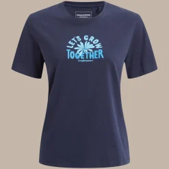 Women's Malibo Short Sleeved T-Shirt | Blue Navy Grow