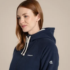 Women's Mari Full Zip Hooded Fleece | Blue Navy