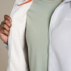 Women's Mari Full Zip Hooded Fleece | Light Grey Marl