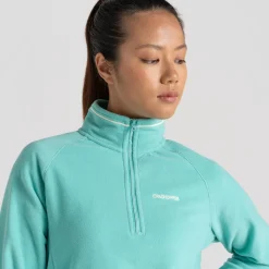 Women's Miska VI Half Zip Fleece | Ocean Green