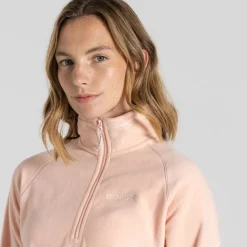 Women's Miska VI Half Zip Fleece | Pink Peach