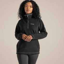 Women's Miska VI Half Zip Fleece | Black