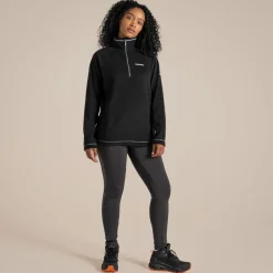 Women's Miska VI Half Zip Fleece | Black