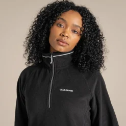 Women's Miska VI Half Zip Fleece | Black