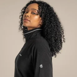 Women's Miska VI Half Zip Fleece | Black