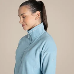 Women's Miska VI Half Zip Fleece | Sky Blue