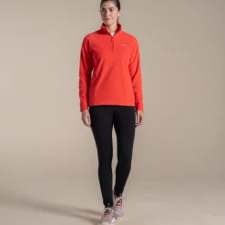 Women's Miska VI Half Zip Fleece | Red Dawn