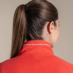 Women's Miska VI Half Zip Fleece | Red Dawn