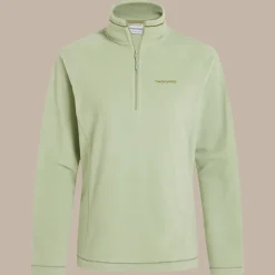 Women's Miska VI Half Zip Fleece | Bud Green