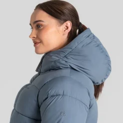 Women's Narlia Insulated Hooded Jacket | Winter Sky