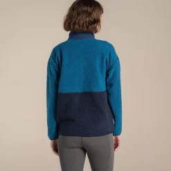 Women's National Trust Avens Full Zip Fleece | Porcelain Blue