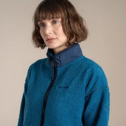 Women's National Trust Avens Full Zip Fleece | Porcelain Blue