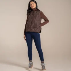 Women's National Trust Borage Vest | Dark Truffle