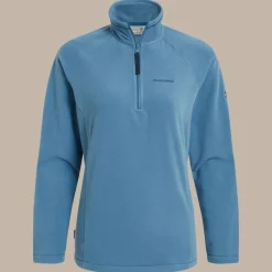 Women's National Trust Miska Half Zip Fleece | Light Denim